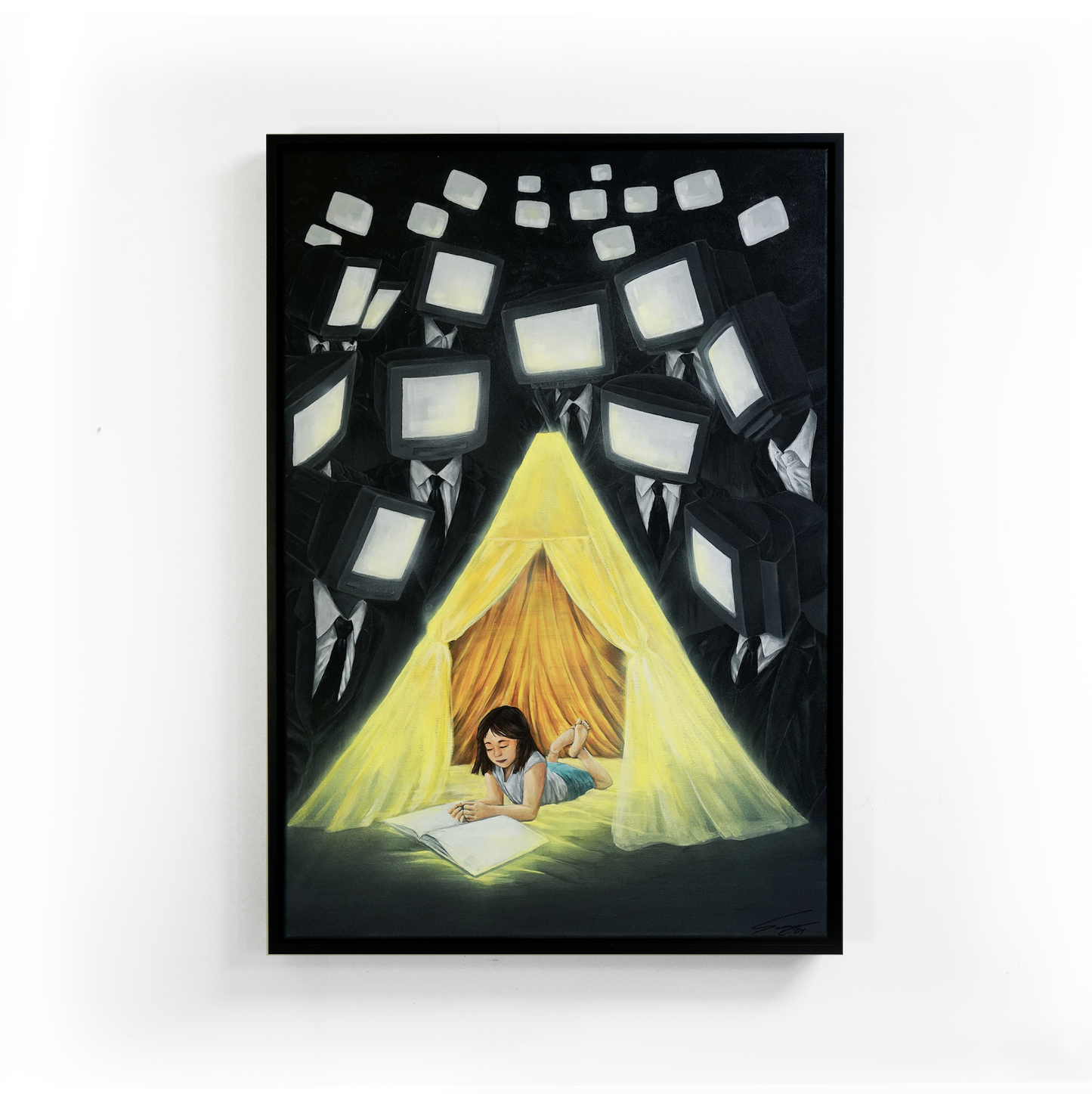 Illuminate the mind - Inrammet Original