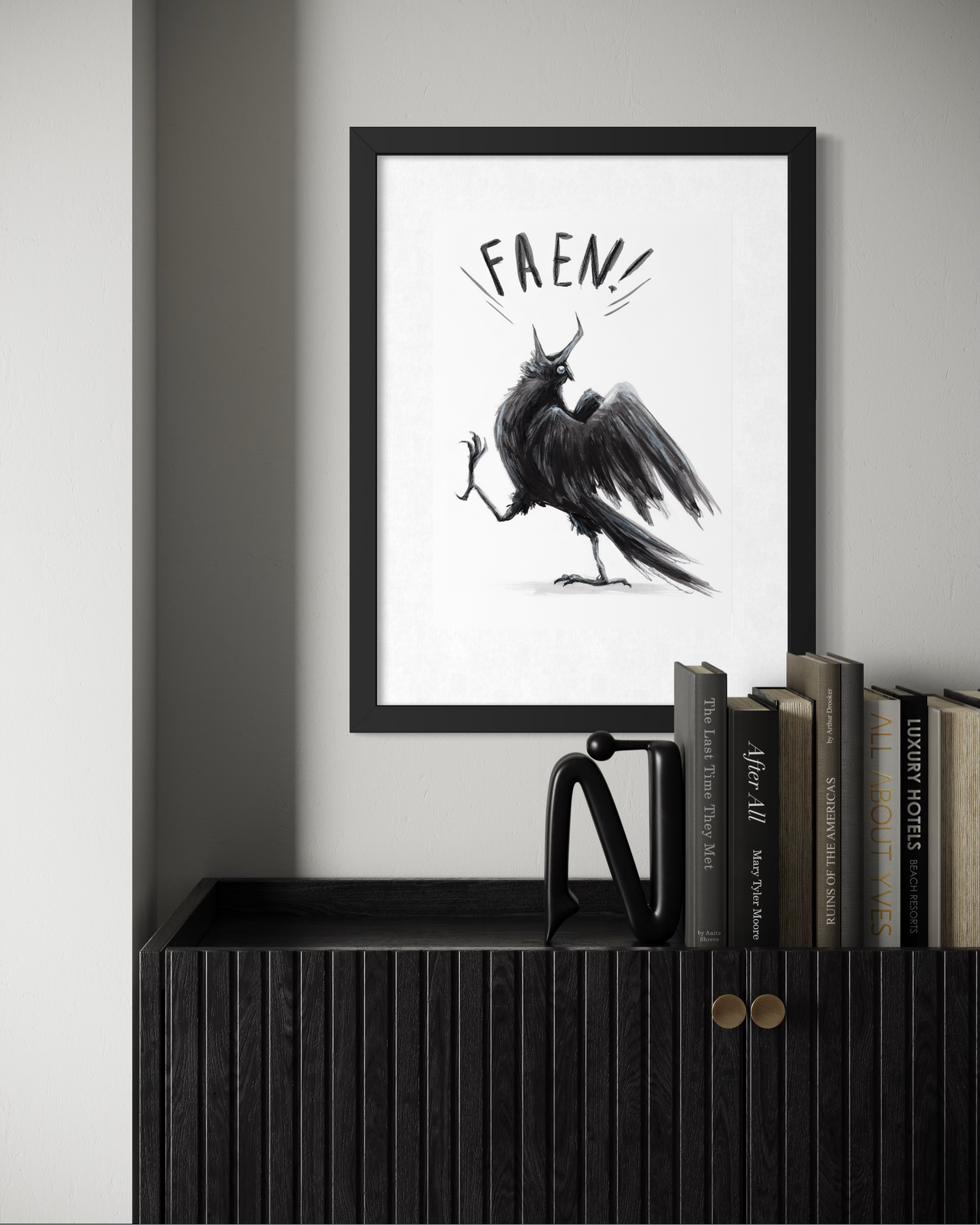FAEN - Kunst-trykk A3