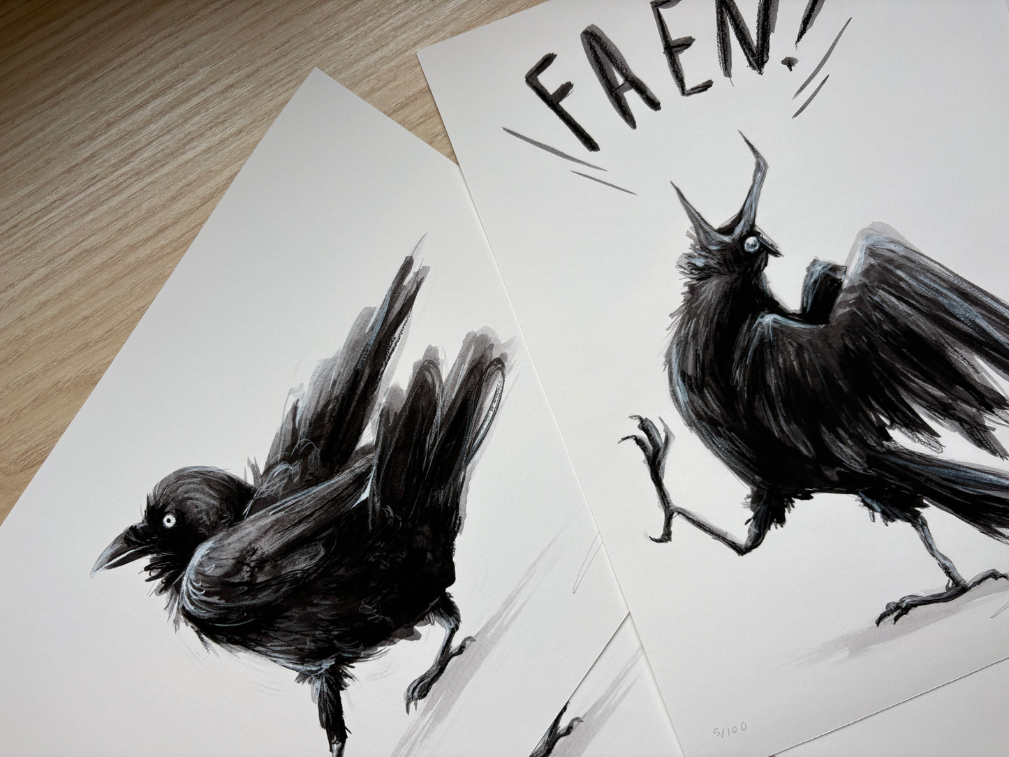 Ka faen? - Kunst-trykk A4